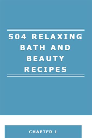 RELAXING BATH BEAUTY RECIPES