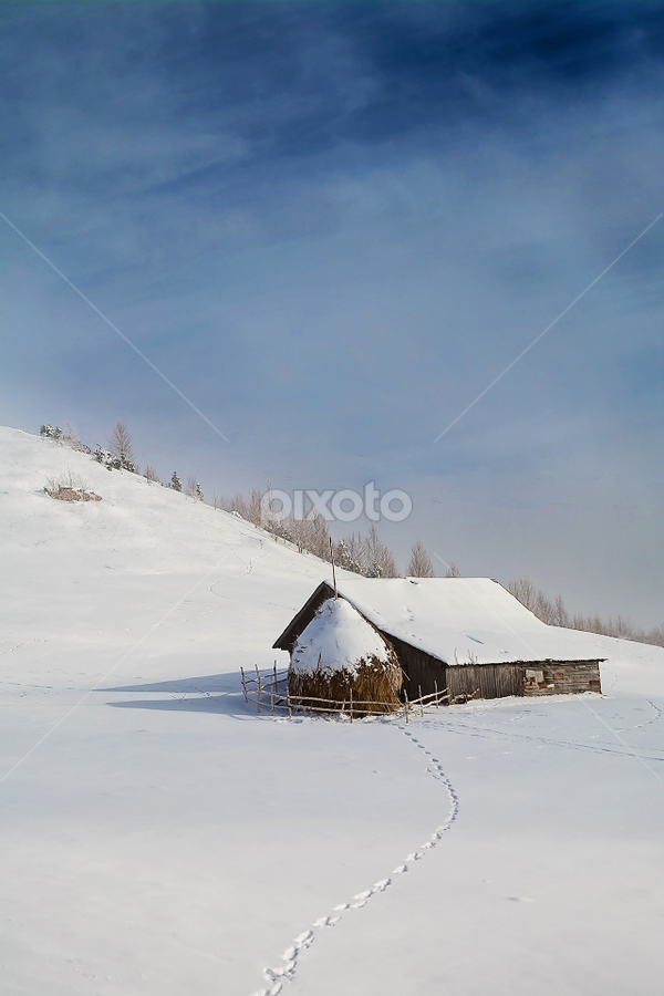 Mountain house by Catalin-Adrian Neacsu - Landscapes Mountains & Hills