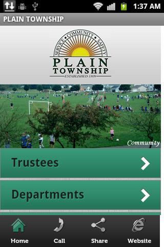 Plain Township Mobile App