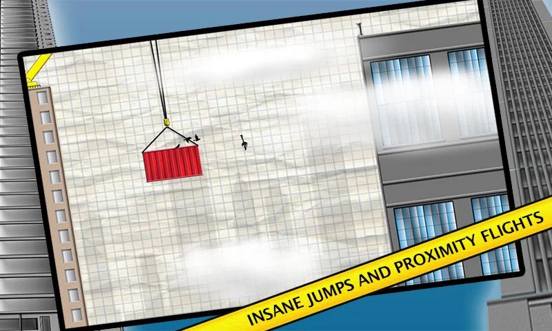   Stickman Base Jumper: captura de tela 