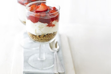 Strawberry cheesecakes