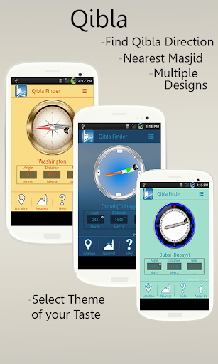 Qibla Compass Direction Finder