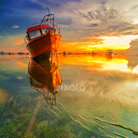 Morning Docked by Bayu Adnyana - Transportation Boats