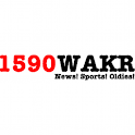 1590 WAKR Radio Social Suite logo
