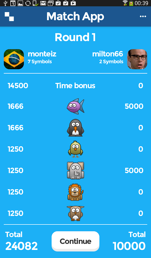 Jogo App - Screenshot