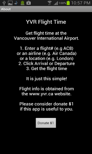 【免費旅遊App】YVR Flight Time-APP點子