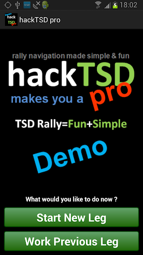 hackTSDpro Rally Computer Demo