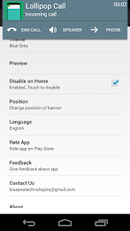 Lollipop Style Call Screen poster 6