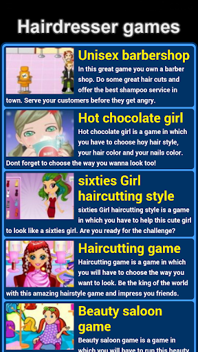 Hairdresser Games
