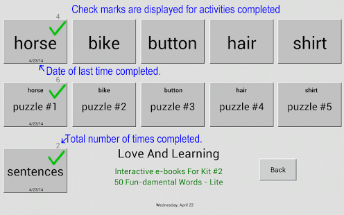 #2 - 50 Fundamental Words Lite Screenshots 0