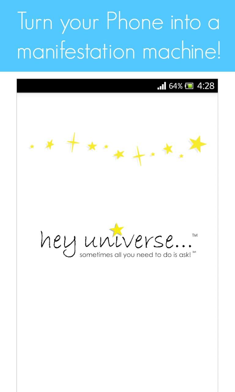 hey universe... Screen 1