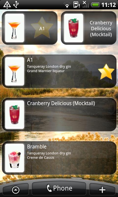 Android application Cocktails Made Easy screenshort