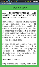 Homeopathic aid kit 20 poster 15