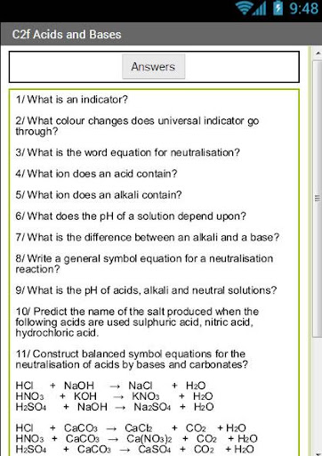 【免費教育App】OCR GCSE Chemistry C2 Revision-APP點子