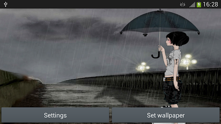 Rainy Day Girl Live Wallpaper 1.4 Apk, Free Personalization Application – APK4Now