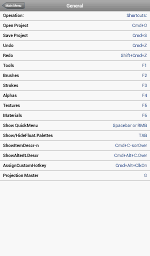 【免費教育App】Shortcuts for Zbrush-APP點子