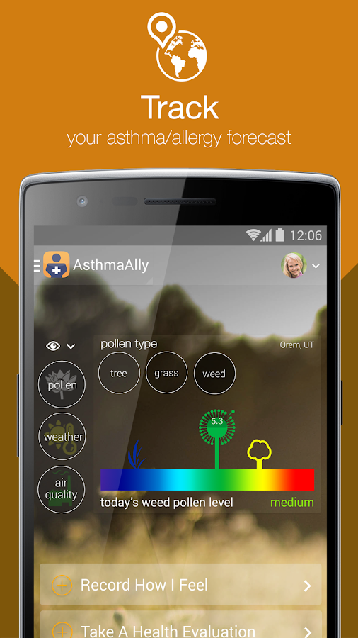   Asthma Ally- tangkapan skrin 