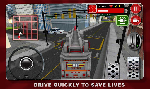 免費下載模擬APP|Fire Fighter Truck Rescue 3D app開箱文|APP開箱王