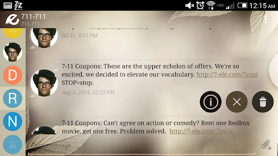 EvolveSMS Theme - ZenScape Screenshots 4