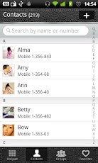 GO Contacts Wallet Theme