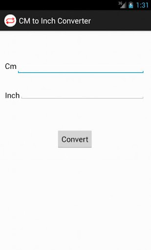 Cm to Inch Converter