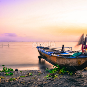 Stillness by Joey Tomas - Transportation Boats