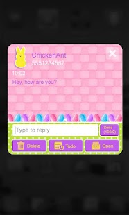 Free Download Easter Peeps Theme Go SMS APK