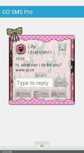 download GO SMS THEME/BtterflyBows2 free