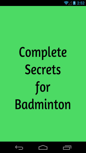 免費下載運動APP|Complete Secrets for Badminton app開箱文|APP開箱王