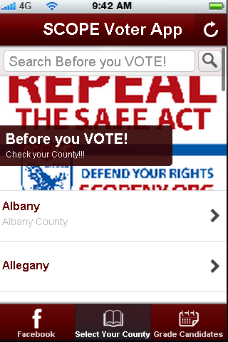 SAFE Act Voter App