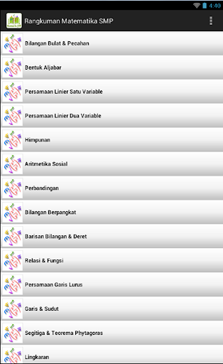 【免費教育App】Rangkuman Matematika SMP-APP點子