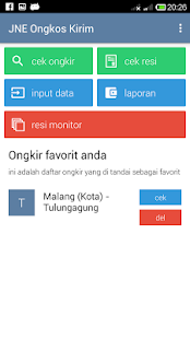 Ongkos Kirim JNE - náhled