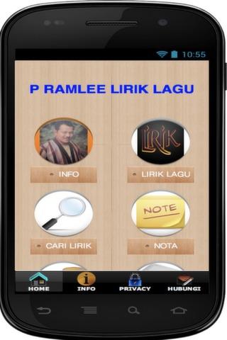 P RAMLEE LIRIK LAGU