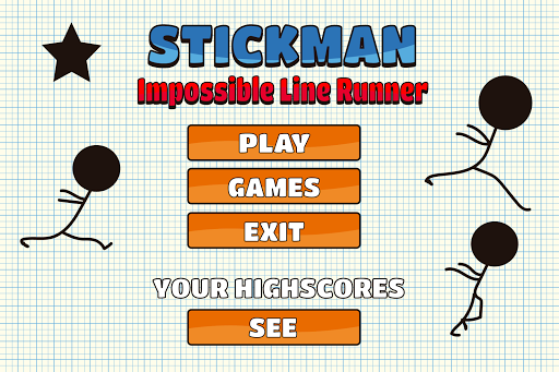 Stickman:Impossible Line Run