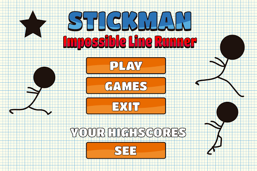 【免費街機App】Stickman:Impossible Line Run-APP點子