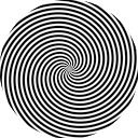Hypnotic Spiral mobile app icon
