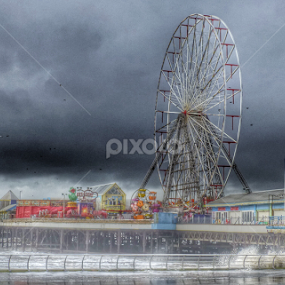 Stormy Seas by Andrea Clayton - Novices Only Landscapes