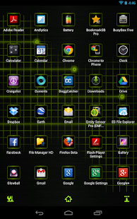 Next Launcher 3D Black Lime HD - screenshot thumbnail