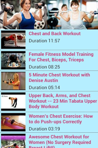 Women Chest Workout Exercises