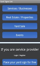 Yard Signs List APK Download for Android