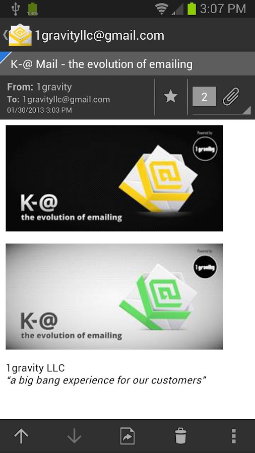 K-@ Mail Pro - email evolved - screenshot