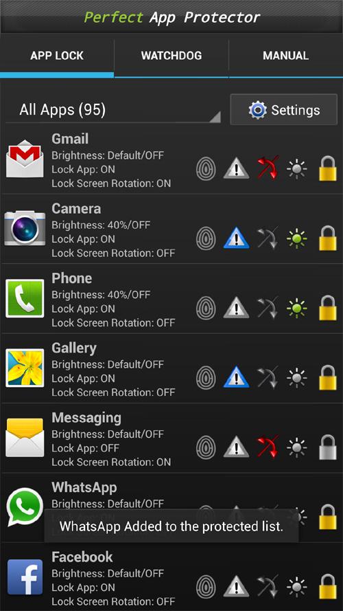 Perfect App Protector Android