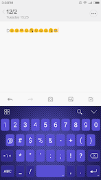 Blueribbon  Keyboard Theme poster 2