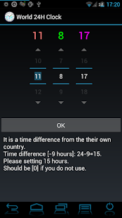 24 Hour Analog World Clock Screenshots 2