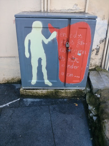 Arte en la Calle Silueta Que No Dice Nada