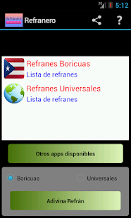 Refranero Screenshots 1