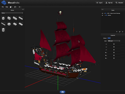 Mecabricks by Nicolas Jarraud - Experiments with Google