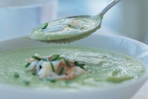 Crab and Avocado Soup