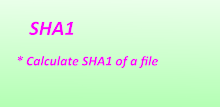 SHA1 Calculator APK