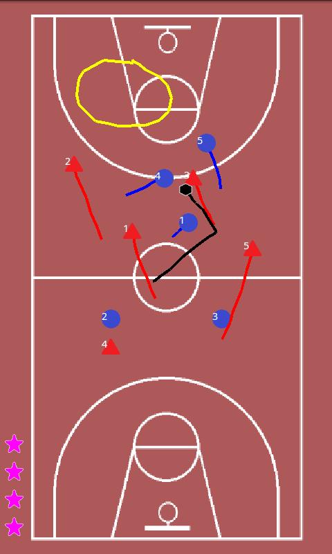 Android application STB basket ball screenshort